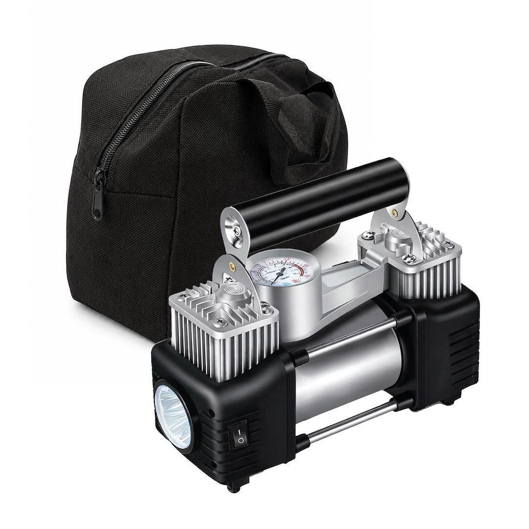 Kompresor samochodowy 12V + torba - obrazek 4