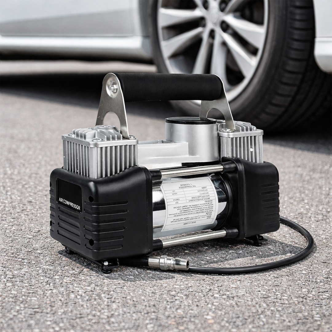 Kompresor samochodowy 12V + torba - obrazek 5