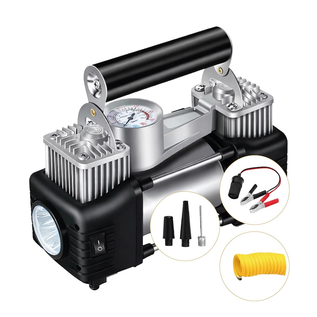 Kompresor samochodowy 12V + torba - obrazek 6