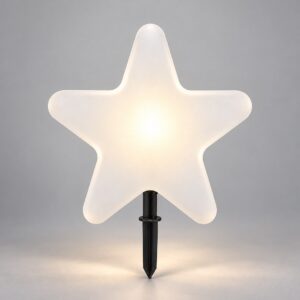 Gwiazda Ogrodowa Star 30cm 1xE27 IP44 Biały