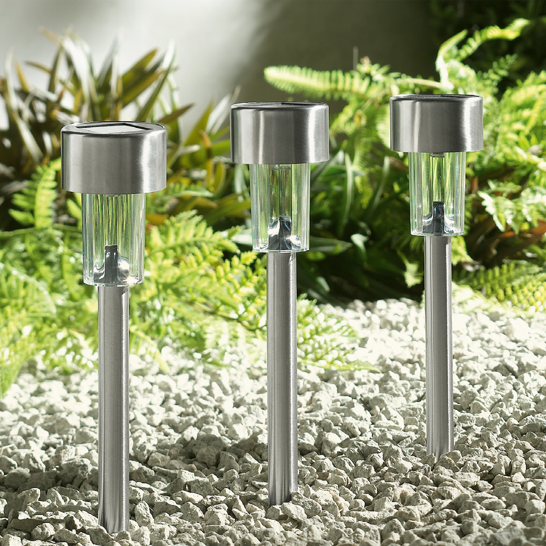 Lampa Solarna Patyk Inox 4,5x4,5x29,5 - obrazek 3