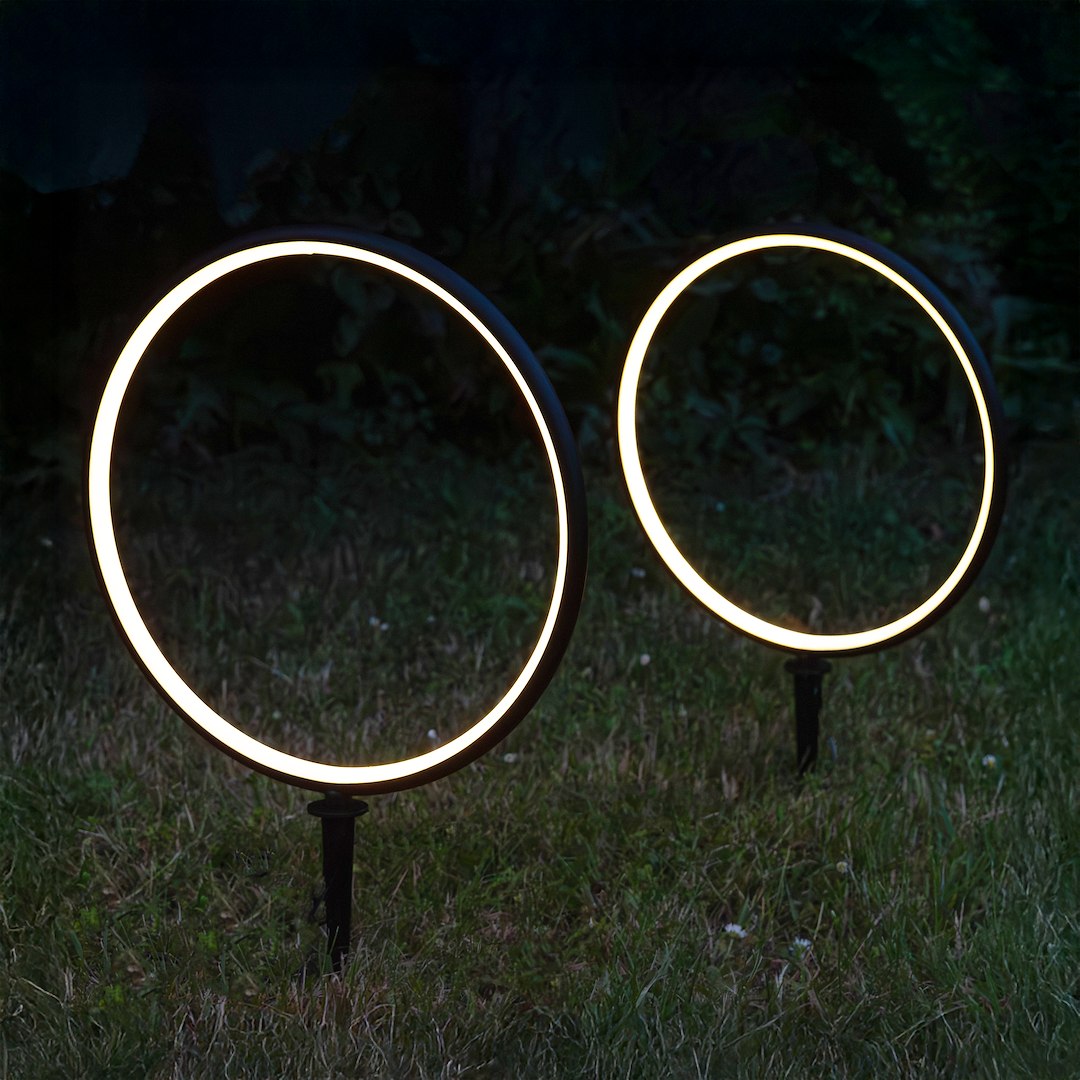 Lampa Solarna Rings 2x1,5W 2x25lm 3000K - obrazek 3