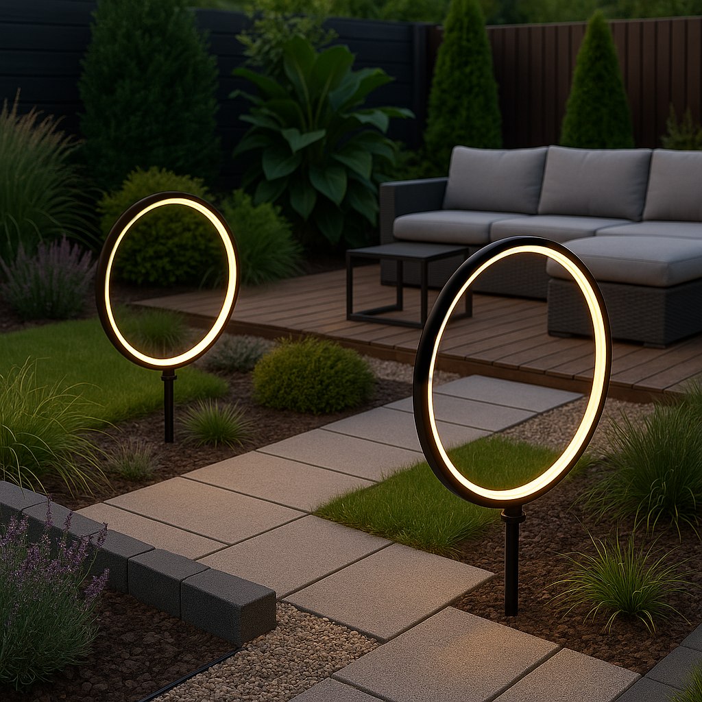 Lampa Solarna Rings 2x1,5W 2x25lm 3000K - obrazek 6