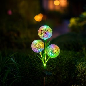 Lampka Solarna Garlic Color RGB IP44