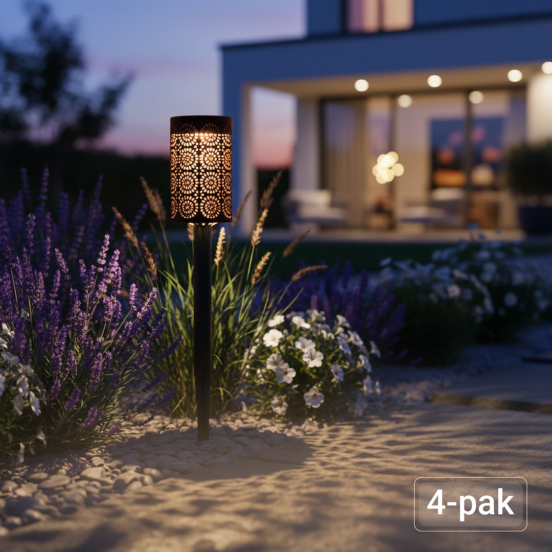 Lampka Solarna Decor 3000K IP44 4szt
