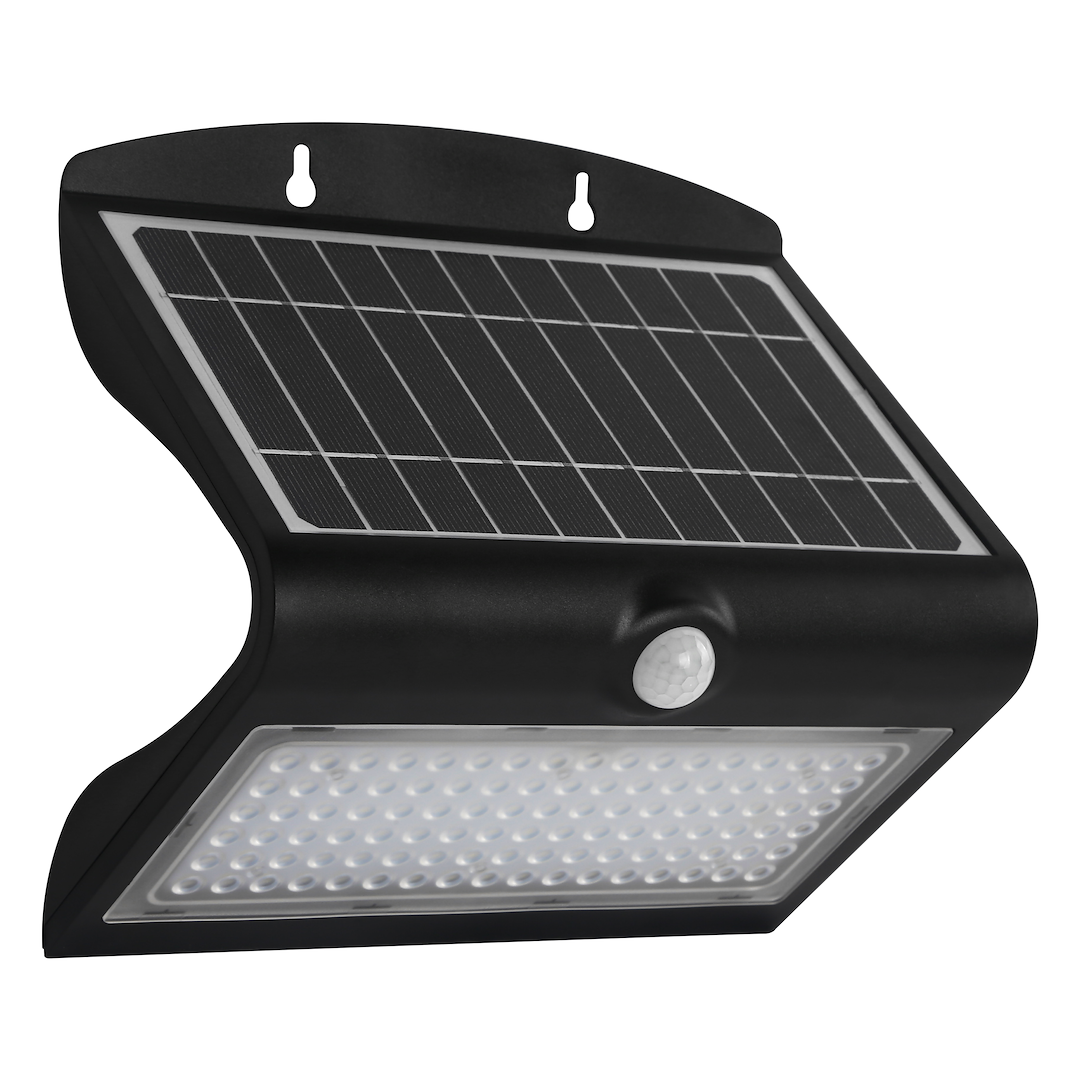 Kinkiet Solarny Butterfly 6,8W Czarny