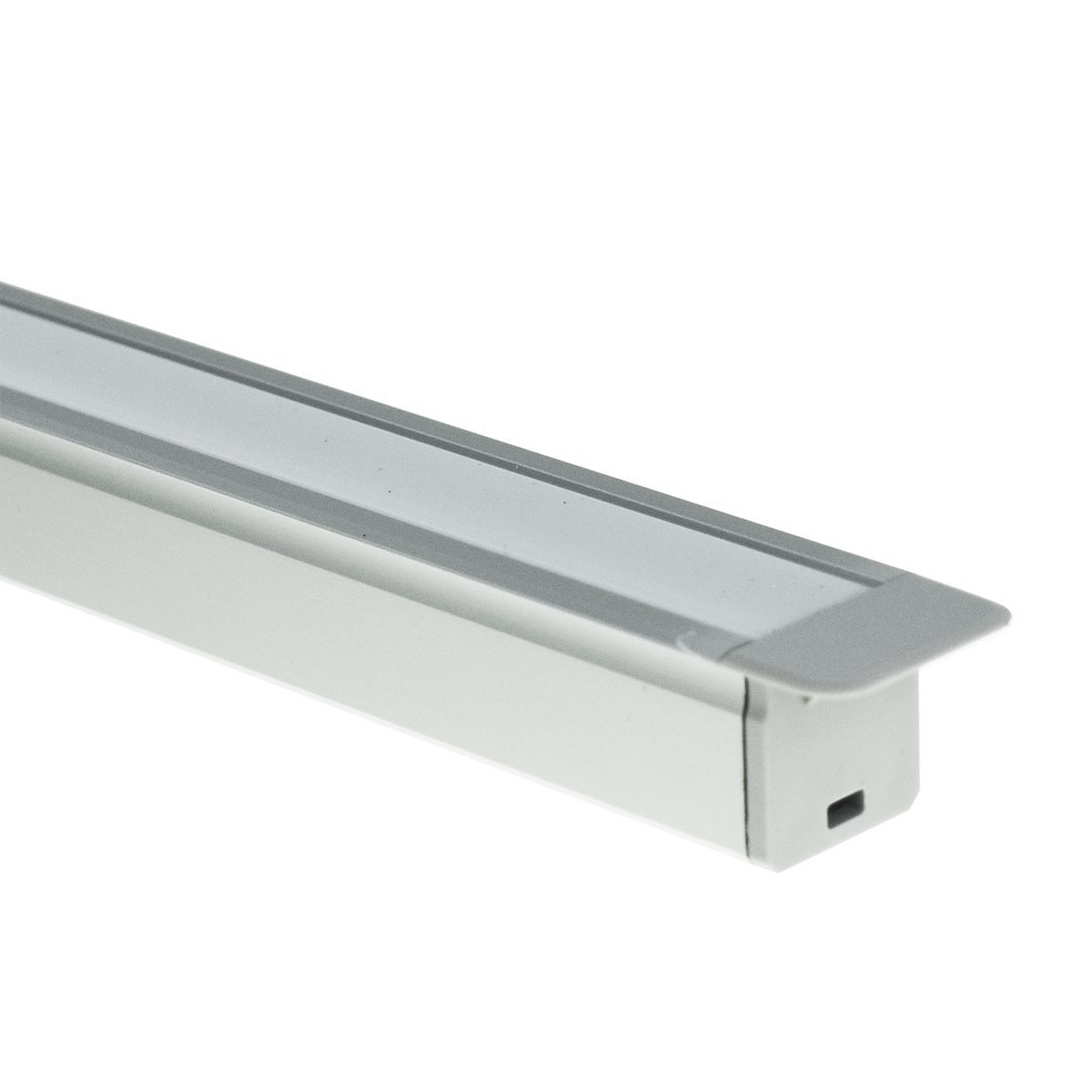 PROFIL ALUMINiOWY SREBRNY TYP G 2m + KLOSZ MLECZNY - obrazek 4