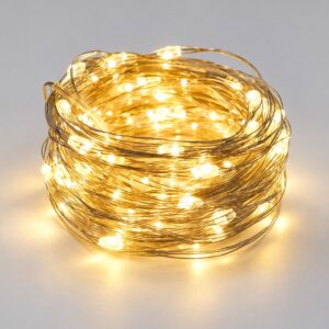 Lampki Drucik 100LED 10m 2700K 3*AA
