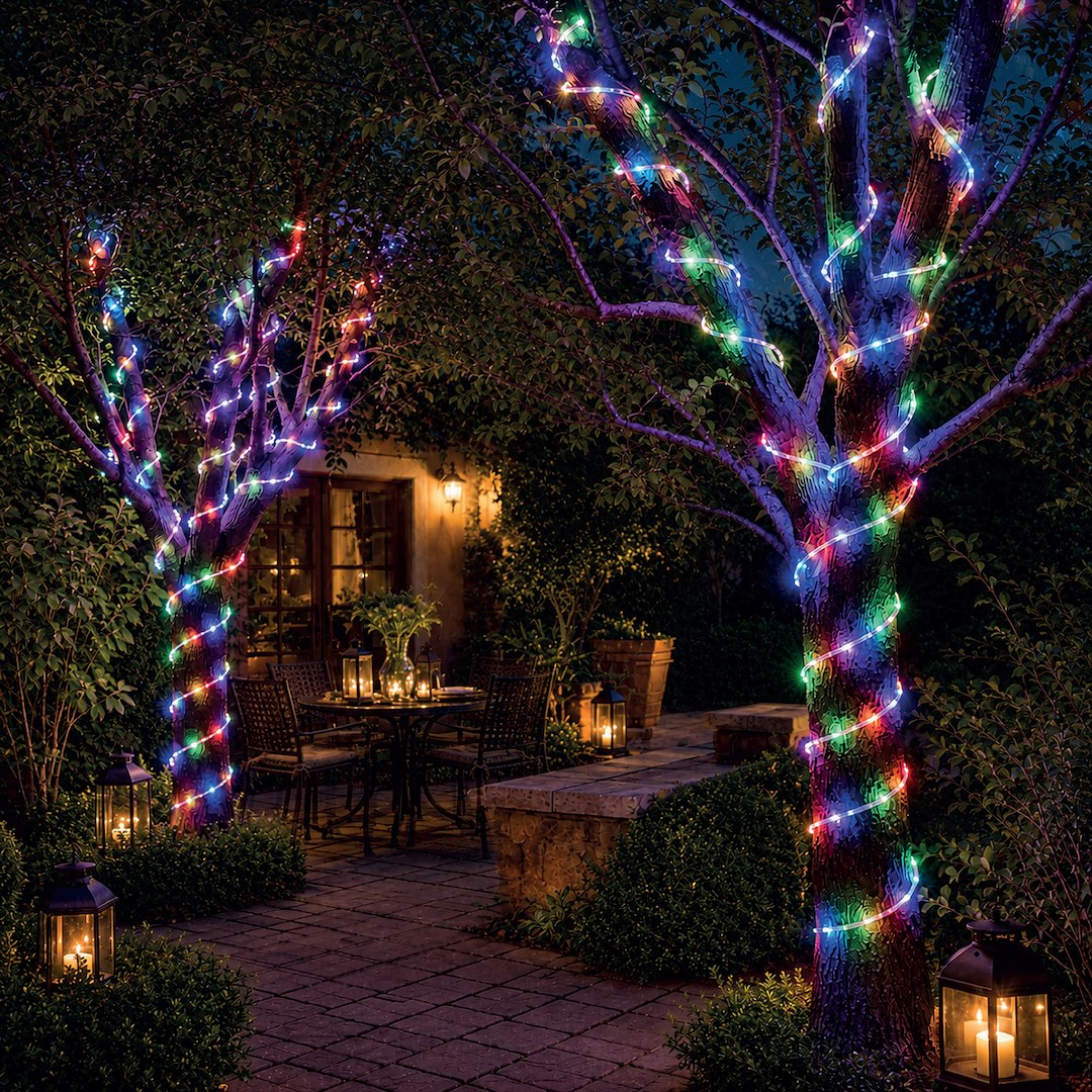 Wąż 200LED 10m 2200K + RGB 9 Trybów IP44 - obrazek 2