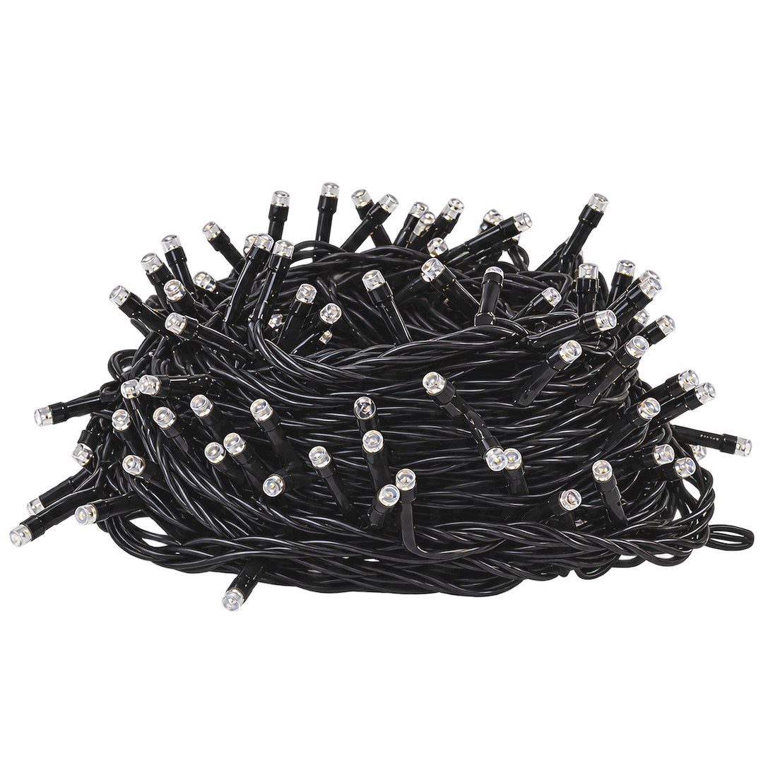 Lampki Choinkowe 200LED 10m 2000K + 6000K Flash IP44 Łączone Max 3 Zestawy - obrazek 11