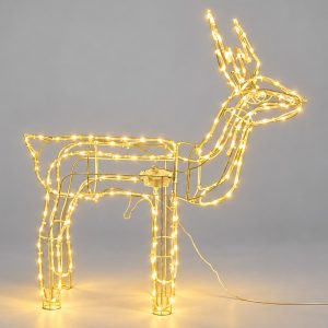 Renifer Ruchoma Głowa 180LED 3000K IP44 90cm