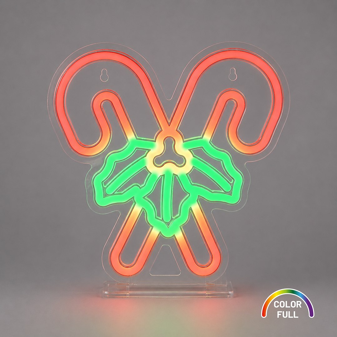Neon Candy Cane USB-A