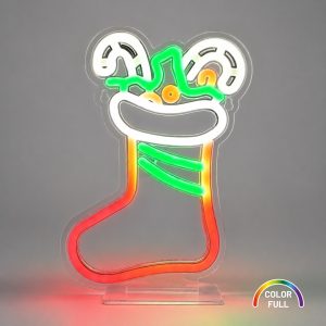 Neon Christmas Socking USB-A