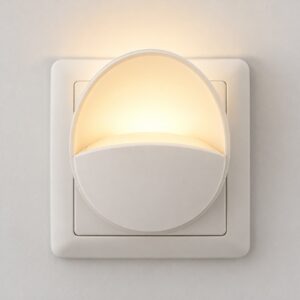 Lampka Nocna Cleo Wtykowa 0,6W 3000K TS Biały