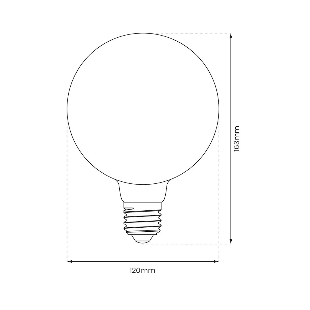 Żarówka LED 15W G120 E27 3000K - obrazek 3