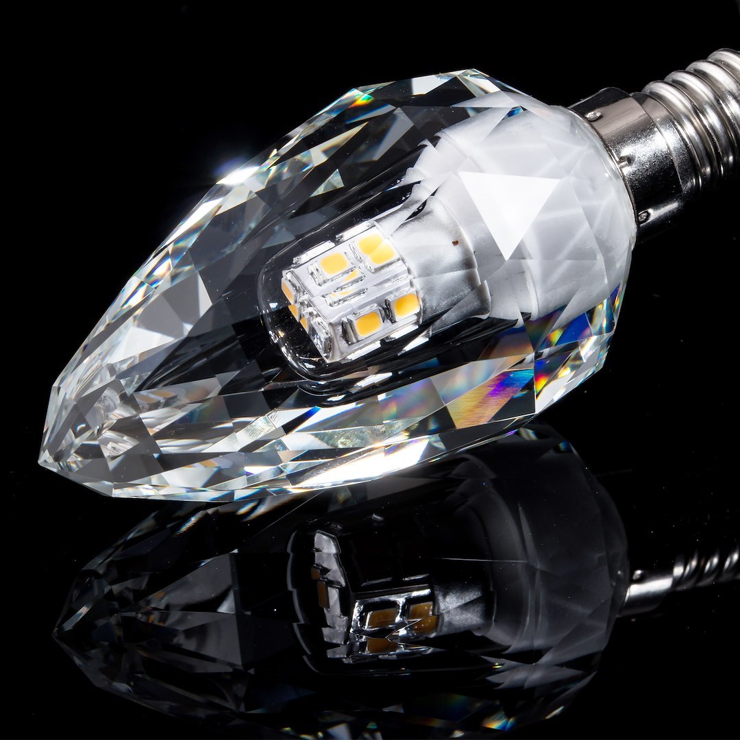 Żarówka LED 4W E14 C37 4000K Kryształ - obrazek 4