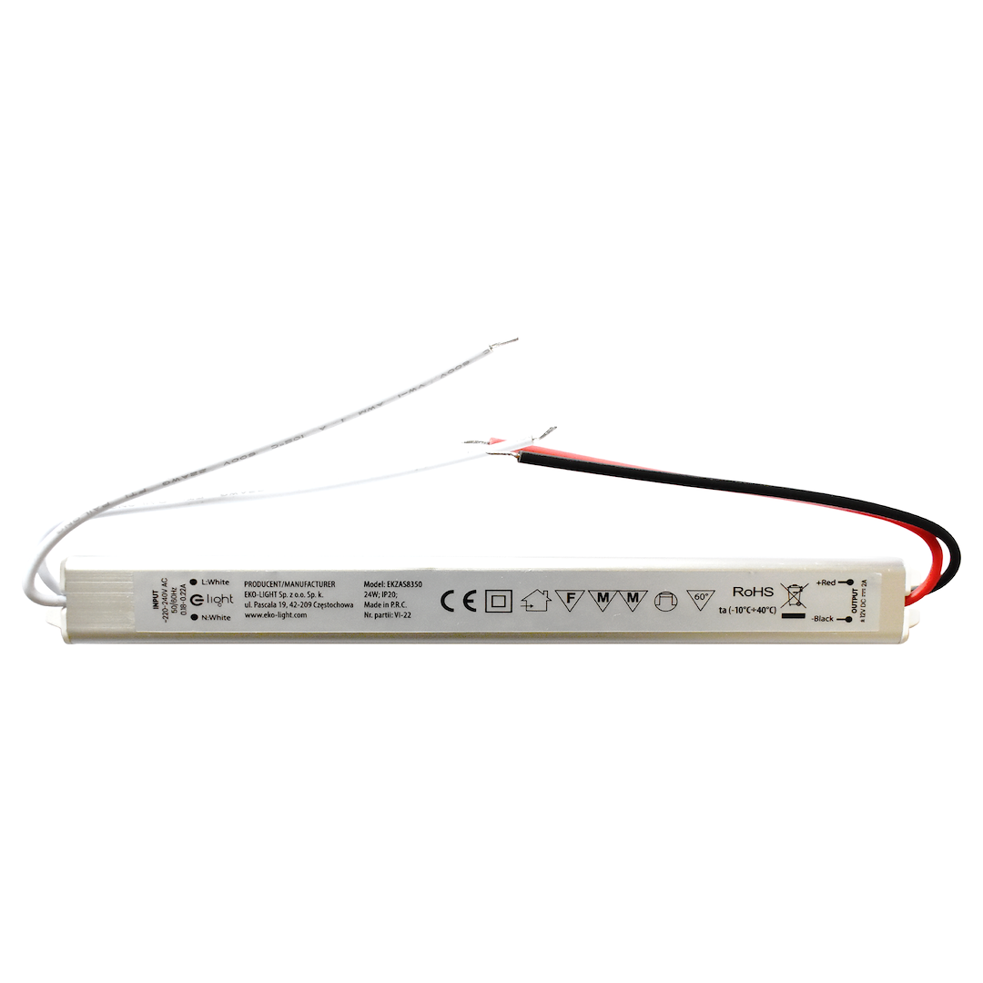 Zasilacz Led Slim 24W IP20 - obrazek 2