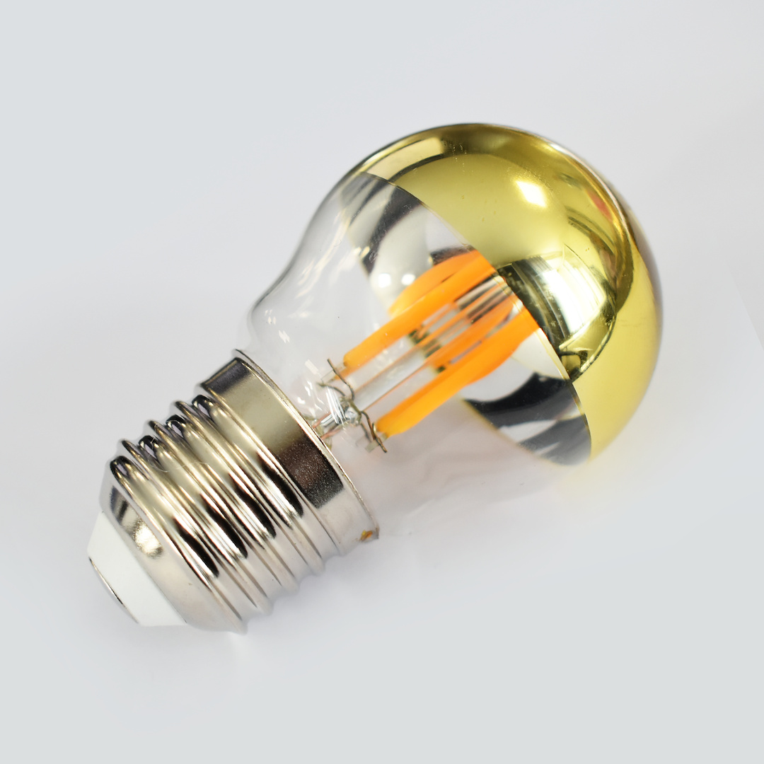 Żarówka Filamentowa LED 4W G45 E27 2700K Half Gold - obrazek 4