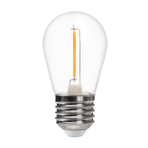 Żarówka Filamentowa LED 1W ST45 E27 2700K Plastik