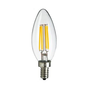 Żarówka Filamentowa LED 4W Świeczka E14 2700K