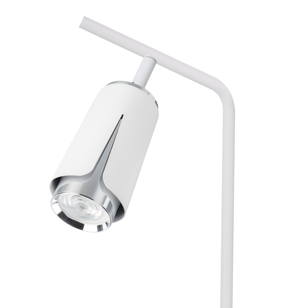 Flower Chrom Biały Lampka Gabinetowa 1xGU10 - obrazek 2