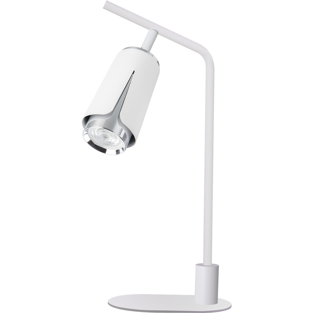 Flower Chrom Biały Lampka Gabinetowa 1xGU10 - obrazek 6