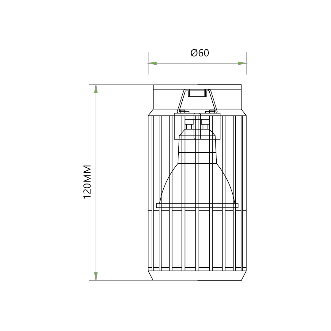 VERTICAL BLACK DOWNLIGHT 1xGU10 - obrazek 4