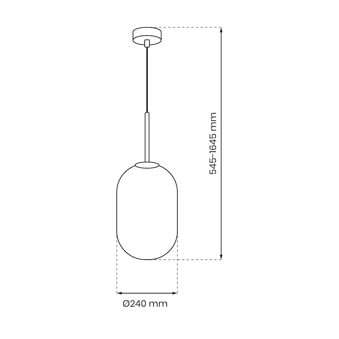 Lampa wisząca ALIAS GOLD 1xE14 fi 240 - obrazek 5