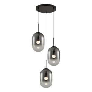 Lampa wisząca Alias Czarny 3xE14 koło