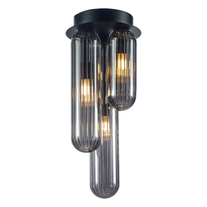 Lampa sufitowa Pax Czarny 3xG9