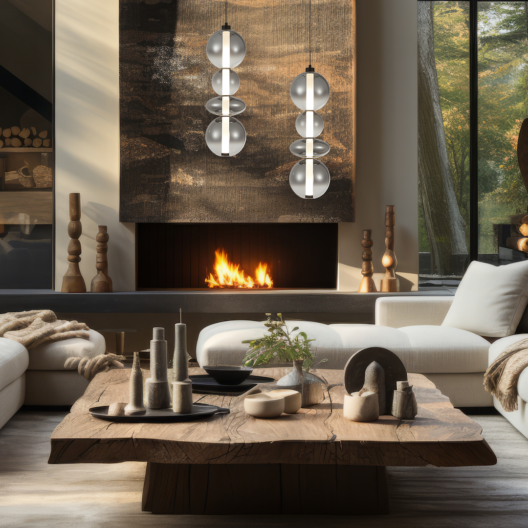 Lampa wisząca DAPHNE SMOKED 36W - obrazek 4