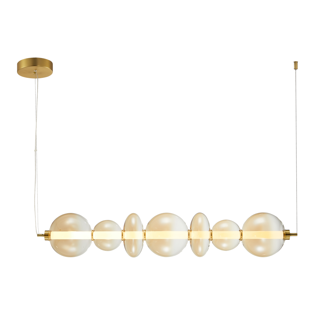 Lampa wisząca DAPHNE AMBER 40W - obrazek 6