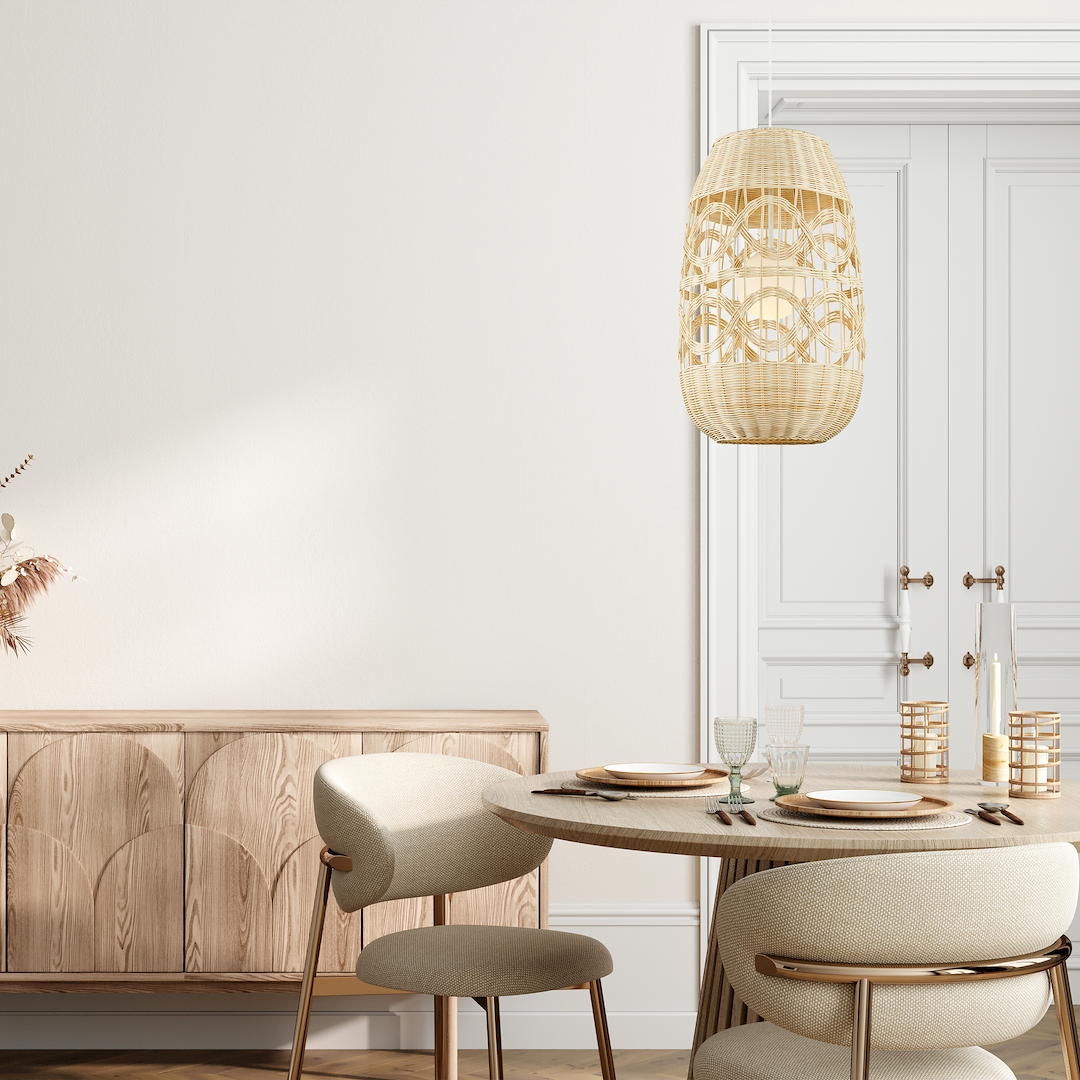 Lampa wisząca ARONA NATURAL 1xE14 fi 400 - obrazek 4
