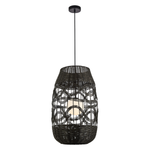 Lampa wisząca Arona Czarny 1xE14 fi 400