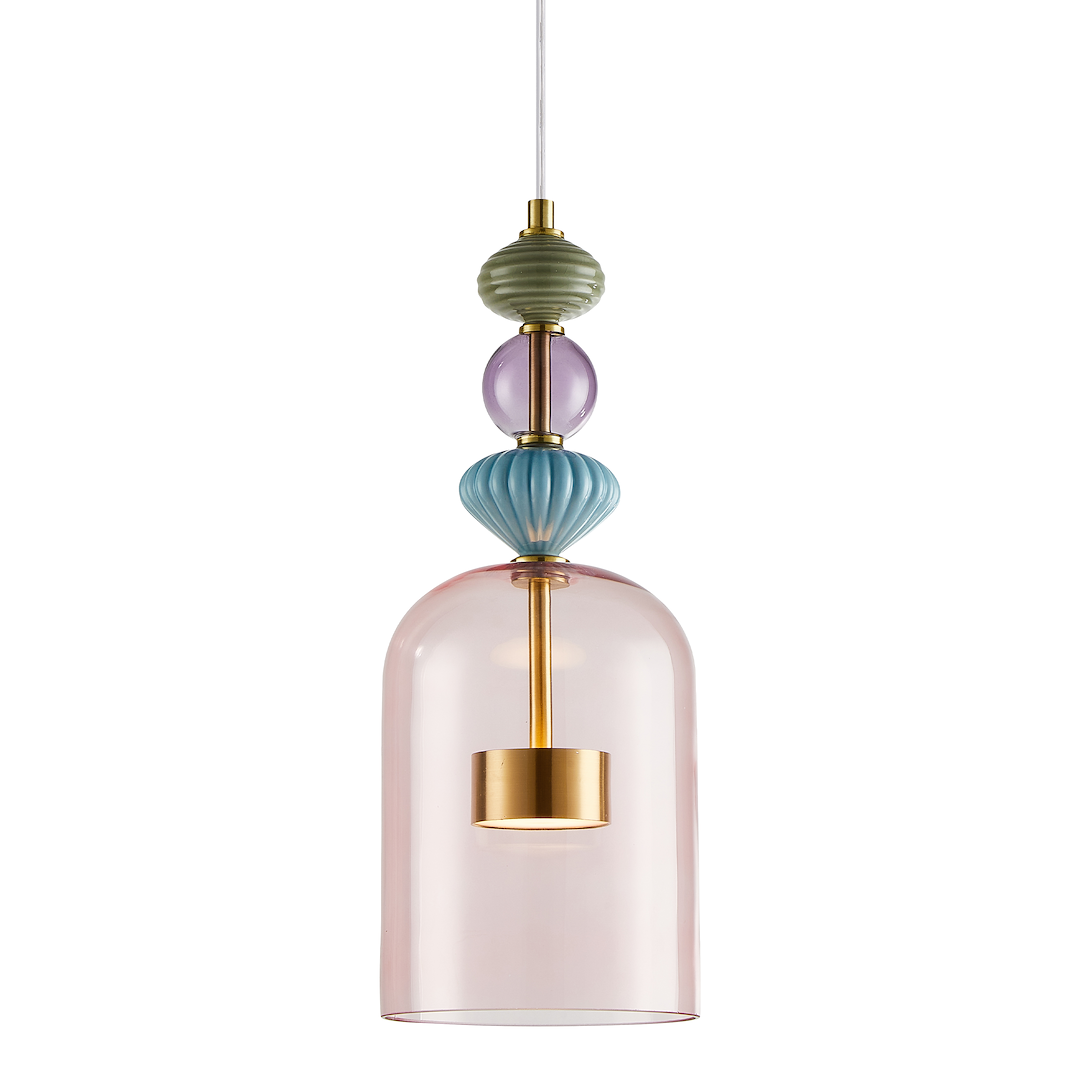 Lampa wisząca ARTE 12W LED śr. 16cm mosiądz - obrazek 2