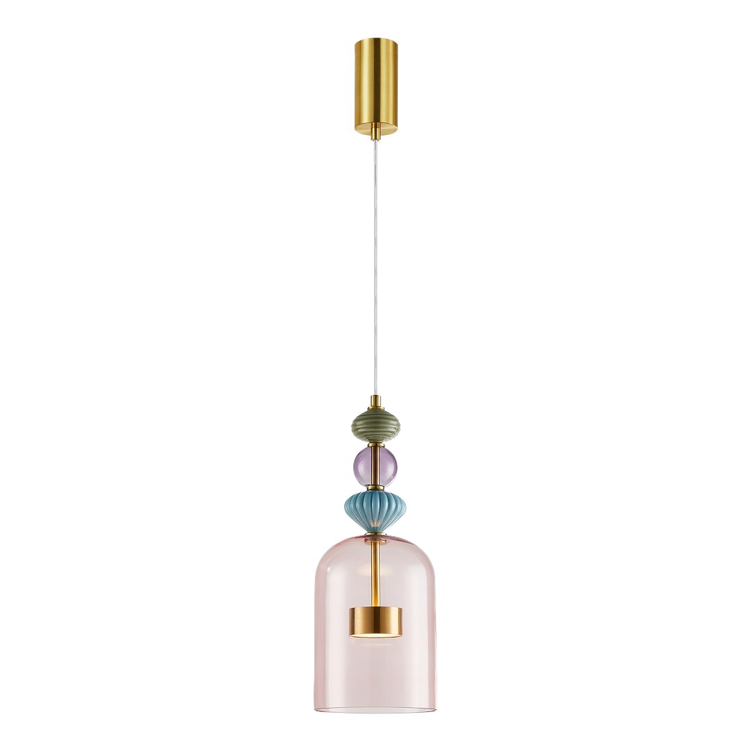 Lampa wisząca ARTE 12W LED śr. 16cm mosiądz - obrazek 6