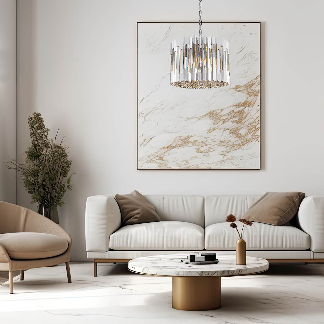 Żyrandol RITZ CHROME 7xE14 - obrazek 3