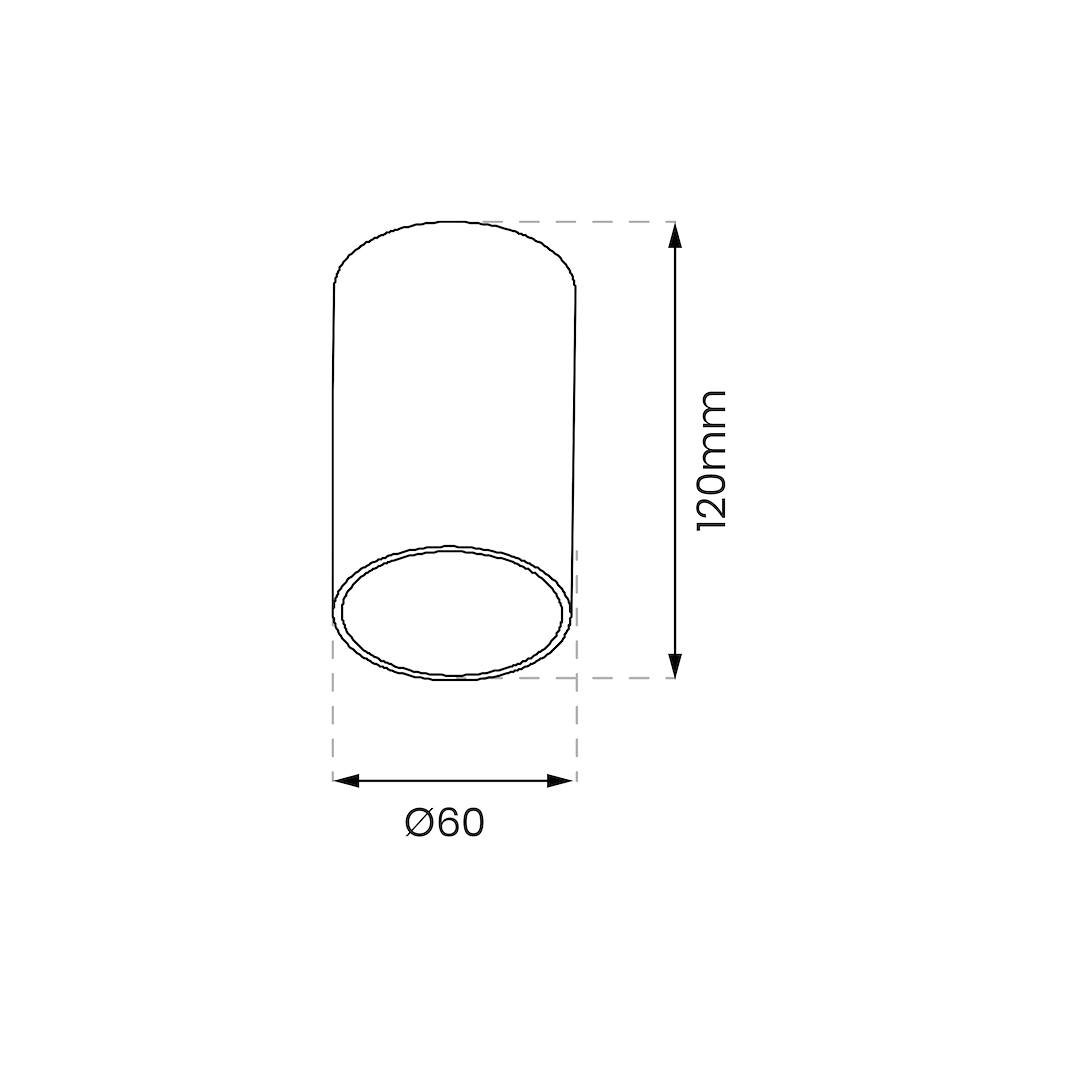 Oprawa Ricky Downlight Złoty 1xGU10 - obrazek 6