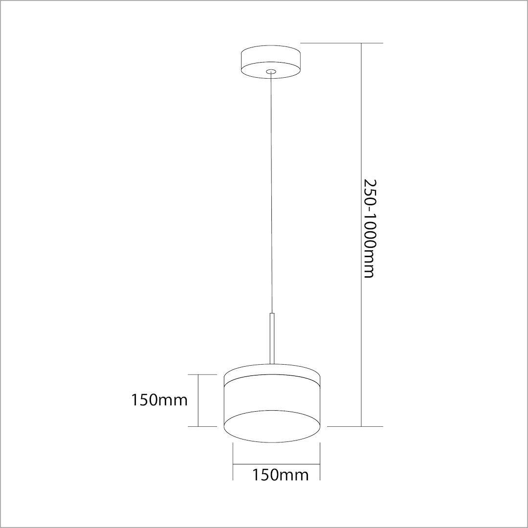 Lampa wisząca ELEGANCE 9W LED - obrazek 4