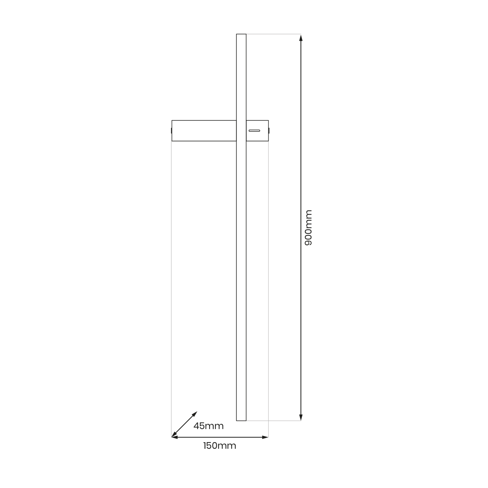 Kinkiet VISION 12W LED 3000K - obrazek 3