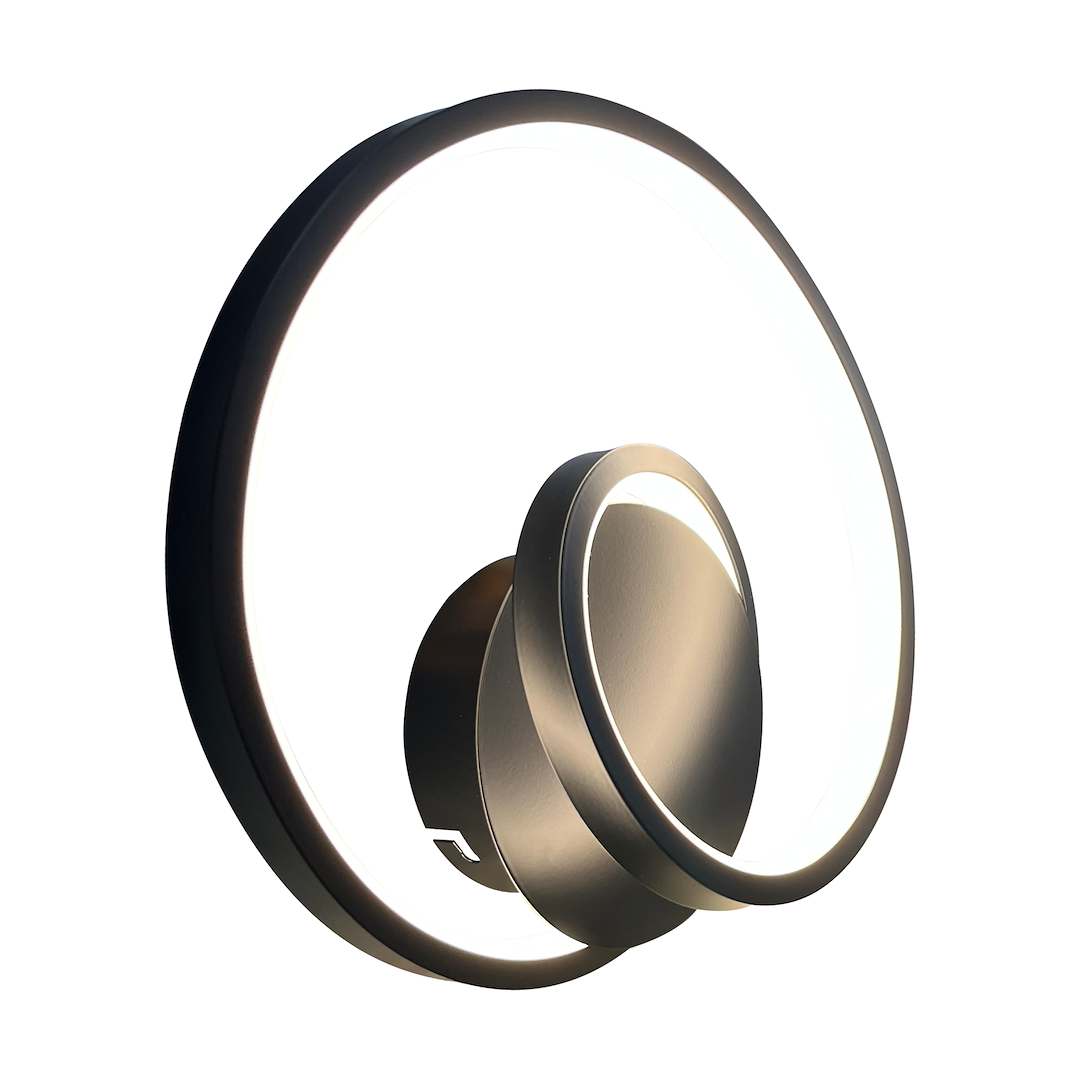 Kinkiet Lucero Czarny 13W LED