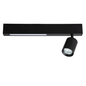 Lampa Sufitowa Magnet 5W+1xGU10 3000/4000K Czarny