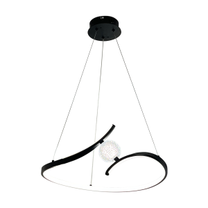 Lampa wisząca Perla Czarny 34W LED
