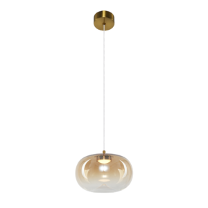 Lampa wisząca VASO 1 AMBER 4W
