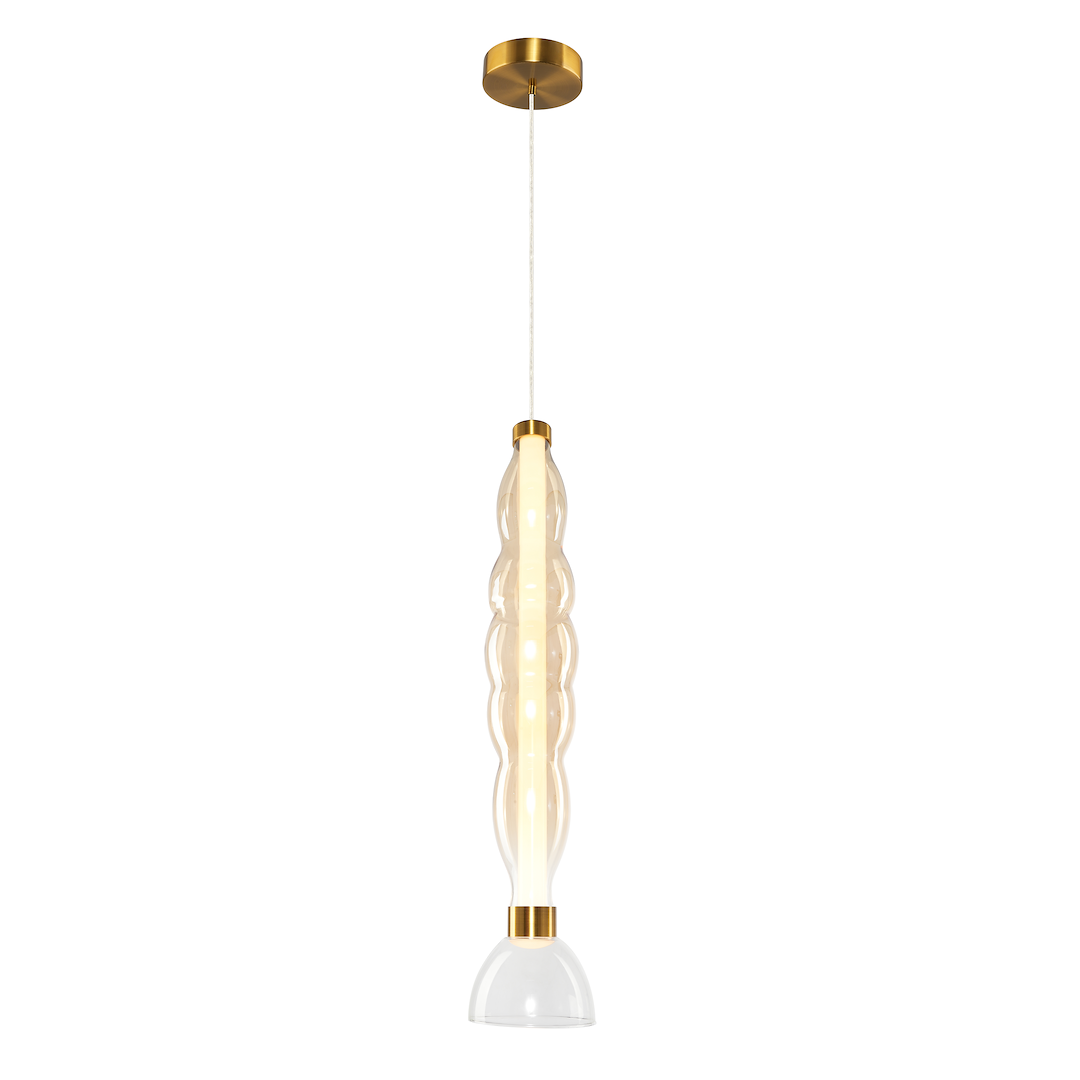 Lampa wisząca LUCCO amber 18W