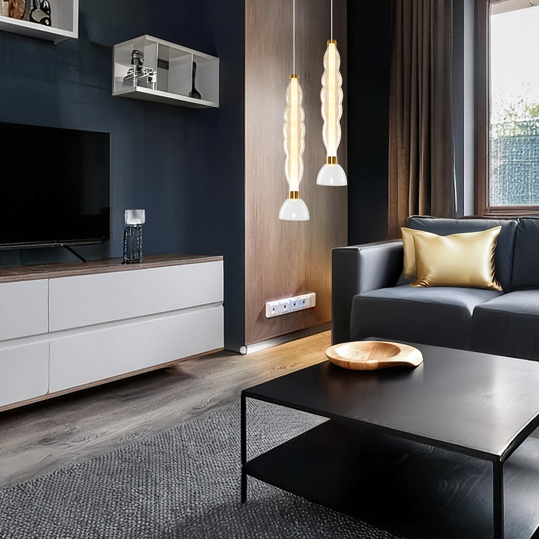 Lampa wisząca LUCCO amber 18W - obrazek 3