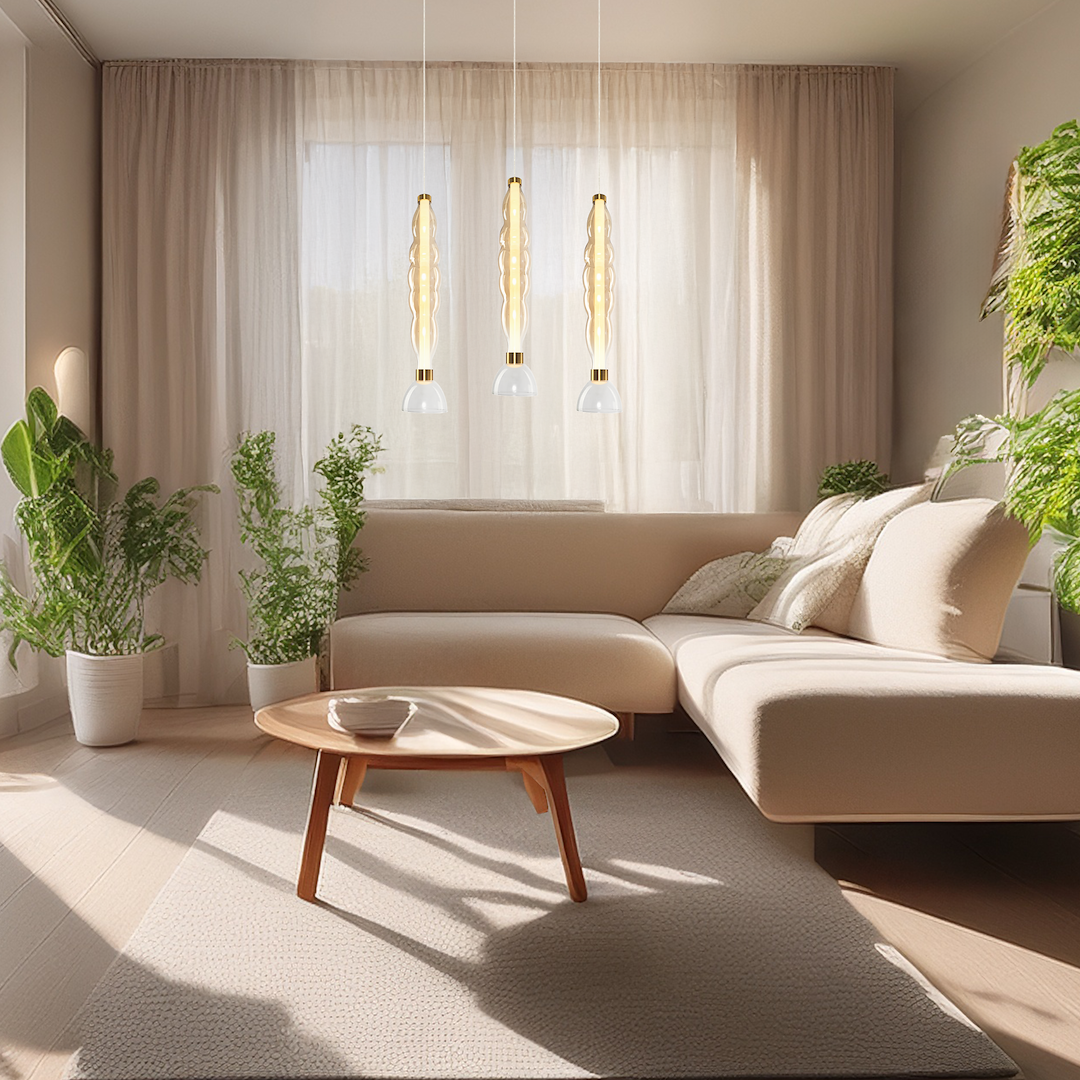 Lampa wisząca LUCCO amber 18W - obrazek 4