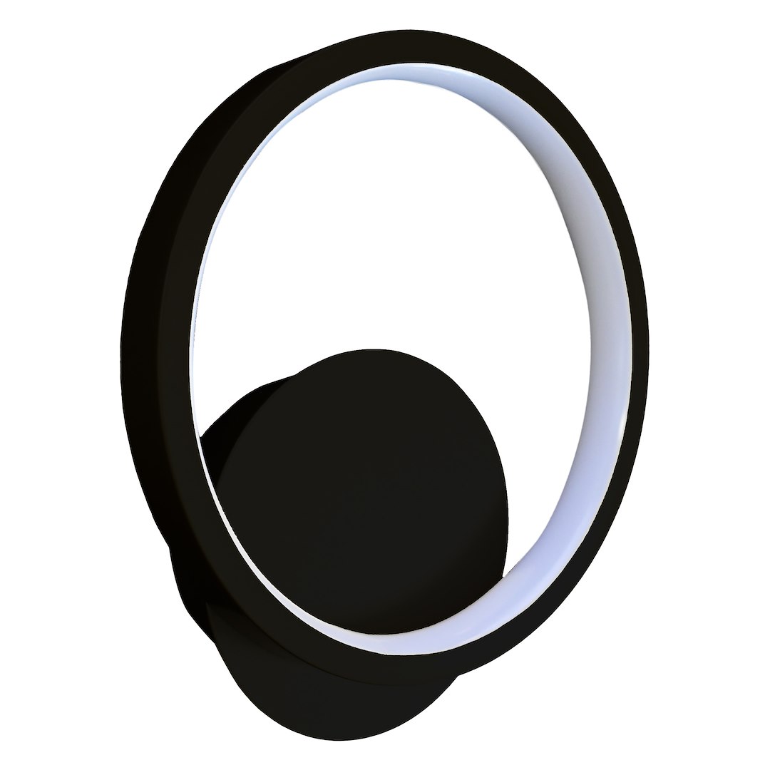 Kinkiet Hoop Czarny 7W LED