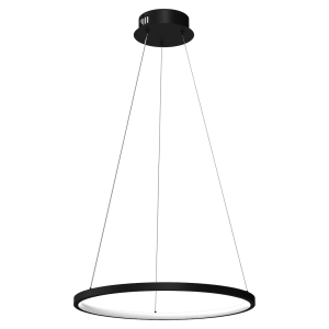 Lampa wisząca Hoop Czarny 27W LED