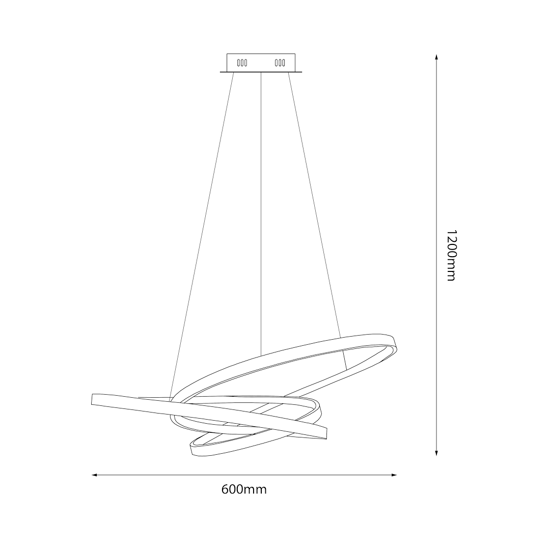 Lampa wisząca EMPOLI 55W LED 4000K - obrazek 5